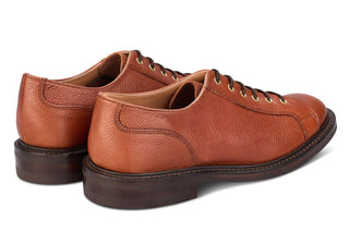 Josh Monkey Shoe - Tan Olivvia Scotch Grain - R E Tricker Ltd