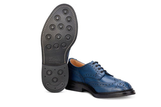 KESWICK COUNTRY SHOE - Navy (6 Fitting) - R E Tricker Ltd