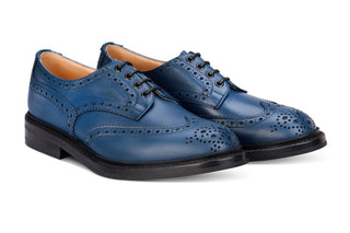 KESWICK COUNTRY SHOE - Navy (6 Fitting) - R E Tricker Ltd