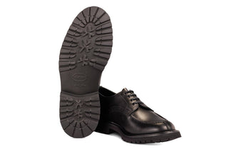 Kilsby Derby Shoe - Black Pampus - R E Tricker Ltd