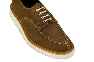Kilsby Derby Shoe - Snuff Waxy Suede - R E Tricker Ltd