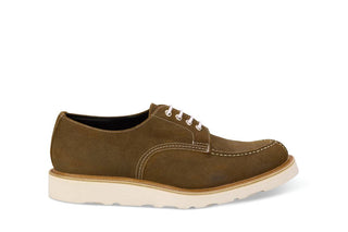 Kilsby Derby Shoe - Snuff Waxy Suede - R E Tricker Ltd