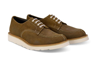 Kilsby Derby Shoe - Snuff Waxy Suede - R E Tricker Ltd