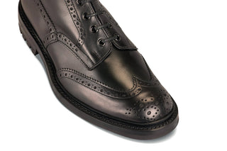 Malton Country Boot - Black - 6 Fitting - R E Tricker Ltd