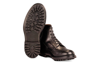 Malton Country Boot - Black - 6 Fitting - R E Tricker Ltd