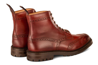 Malton Country Boot - Burgundy - 6 Fitting - R E Tricker Ltd