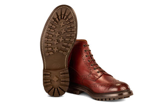Malton Country Boot - Burgundy - 6 Fitting - R E Tricker Ltd