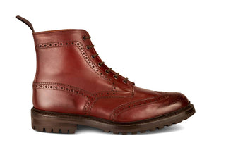 Malton Country Boot - Burgundy - 6 Fitting - R E Tricker Ltd