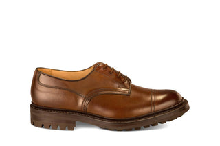 Matlock Country Shoe - Coffee Burnished (5 Fitting) - R E Tricker Ltd