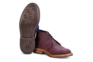 Mike Chukka Boot - Aubergine Regatta (Tricker's Exclusive) - R E Tricker Ltd