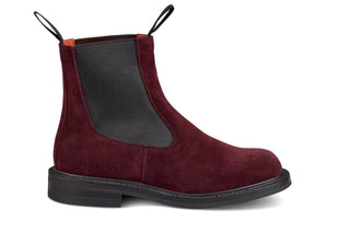 Paula Chelsea Boot - Barolo Castorino Suede - R E Tricker Ltd