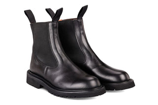 Paula Chelsea Boot - Black Ecopel - R E Tricker Ltd