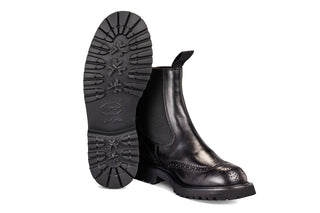 Silvia Country Dealer Boot - Black Ecopel - R E Tricker Ltd