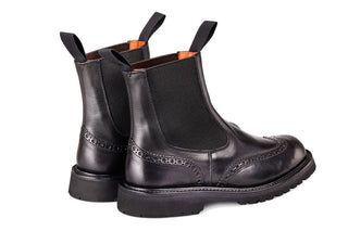Silvia Country Dealer Boot - Black Ecopel - R E Tricker Ltd