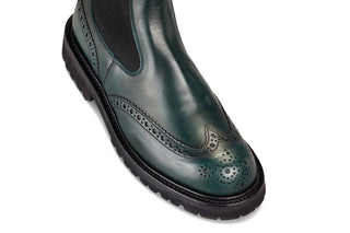 Silvia Country Dealer Boot - Green Ecopel - R E Tricker Ltd