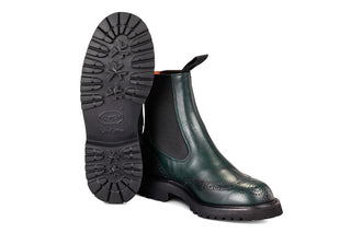 Silvia Country Dealer Boot - Green Ecopel - R E Tricker Ltd