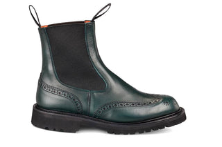 Silvia Country Dealer Boot - Green Ecopel - R E Tricker Ltd