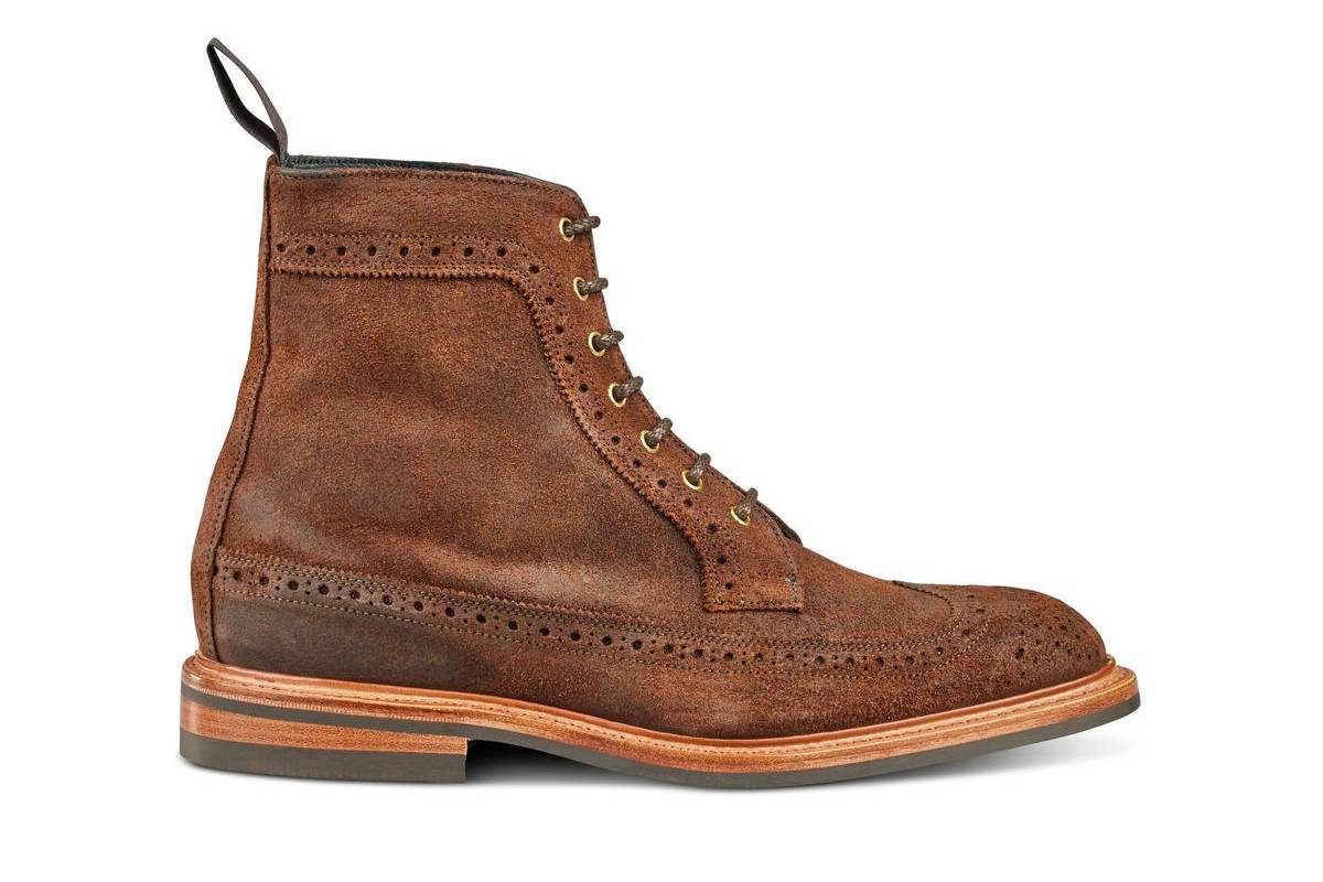 Suede deals brogue boots