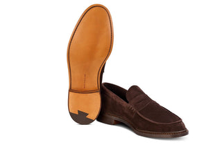 Sonny Penny Loafer - Coffee Castorino - R E Tricker Ltd