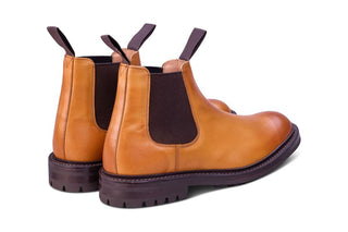 Stephen Low Chelsea Boot - 1001 Burnished Calf - R E Tricker Ltd