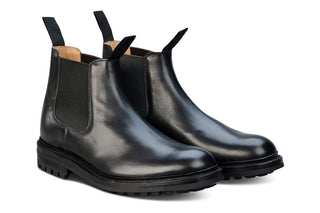 Stephen Low Chelsea Boot - Black Calf - R E Tricker Ltd