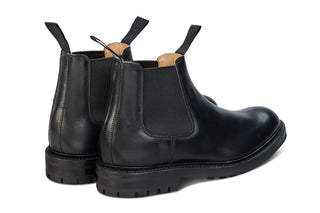 Stephen Low Chelsea Boot - Black Calf - R E Tricker Ltd