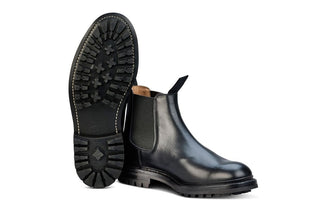 Stephen Low Chelsea Boot - Black Calf - R E Tricker Ltd