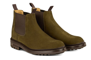 Stephen Low Chelsea Boot - Earth Ox Rev Suede - R E Tricker Ltd