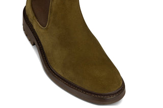 Stephen Low Chelsea Boot - Earth Ox Rev Suede - R E Tricker Ltd