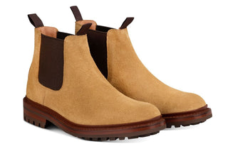 Stephen Low Chelsea Boot - Tan Suede - R E Tricker Ltd