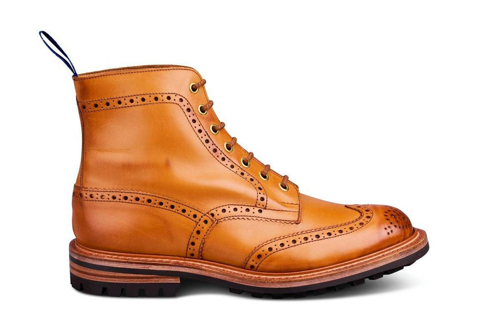 Stow Country Boot - 1001 Burnished (Tricker's Exclusive) – R E Tricker Ltd