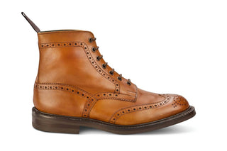 Stow Country Boot - Beechnut Burnished - R E Tricker Ltd