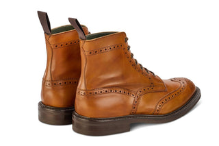 Stow Country Boot - Beechnut Burnished - R E Tricker Ltd