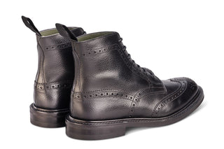 Stow Country Boot - Black Llama - R E Tricker Ltd