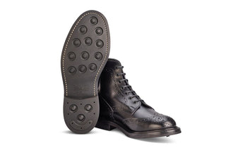 Stow Country Boot - Black Llama - R E Tricker Ltd