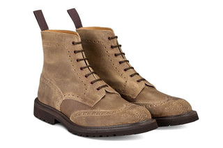 Stow Country Boot - Champagne Waxy Commander - R E Tricker Ltd