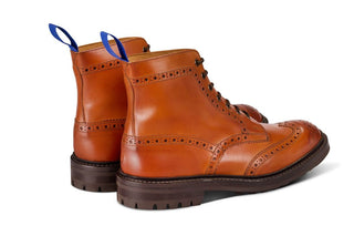 Stow Country Boot - Chestnut Burnished - R E Tricker Ltd
