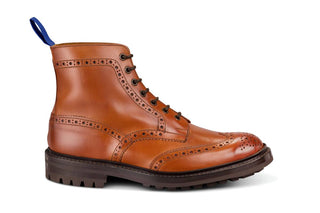 Stow Country Boot - Chestnut Burnished - R E Tricker Ltd