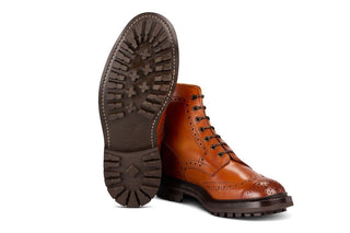 Stow Country Boot - Chestnut Burnished - R E Tricker Ltd