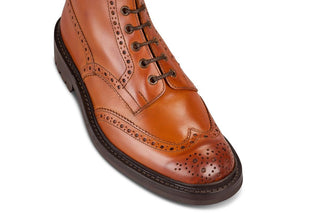 Stow Country Boot - Chestnut Burnished - R E Tricker Ltd