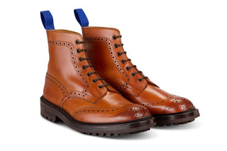 Stow Country Boot - Chestnut Burnished - R E Tricker Ltd