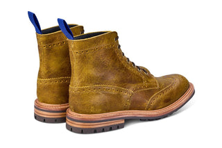 Stow Country Boot - Ginger Pull-Up Full Grain Tricker's Exclusive) - R E Tricker Ltd
