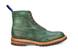 Stow Country Boot - Green Pull-Up Full Grain Tricker's Exclusive) - R E Tricker Ltd