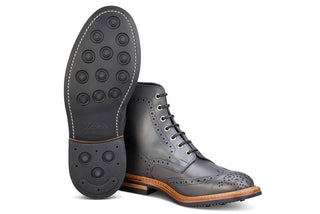 Stow Country Boot - Grey Calf - R E Tricker Ltd