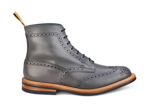 Stow Country Boot - Grey Calf - R E Tricker Ltd