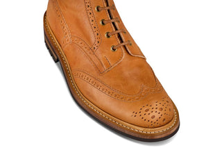 Stow Country Boot - Natural Horween (Tricker's Exclusive) - R E Tricker Ltd