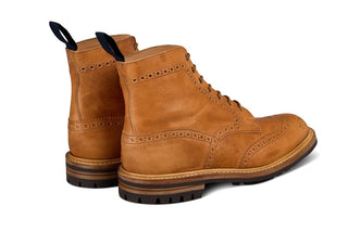 Stow Country Boot - Natural Horween (Tricker's Exclusive) - R E Tricker Ltd