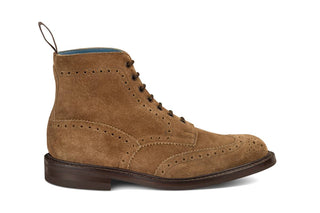 Stow Country Boot - New Brown Ox Reversed - R E Tricker Ltd