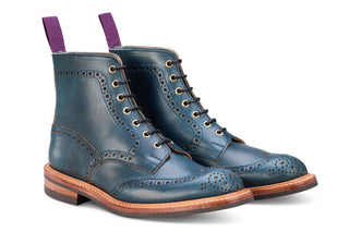 Stow Country Boot - Parisian Blue - R E Tricker Ltd