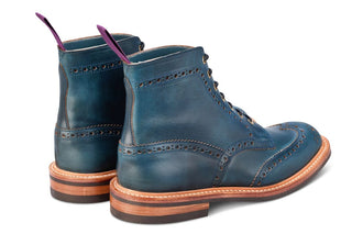 Stow Country Boot - Parisian Blue - R E Tricker Ltd